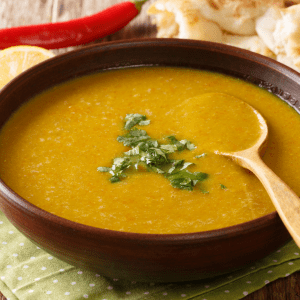 Crema de lentejas